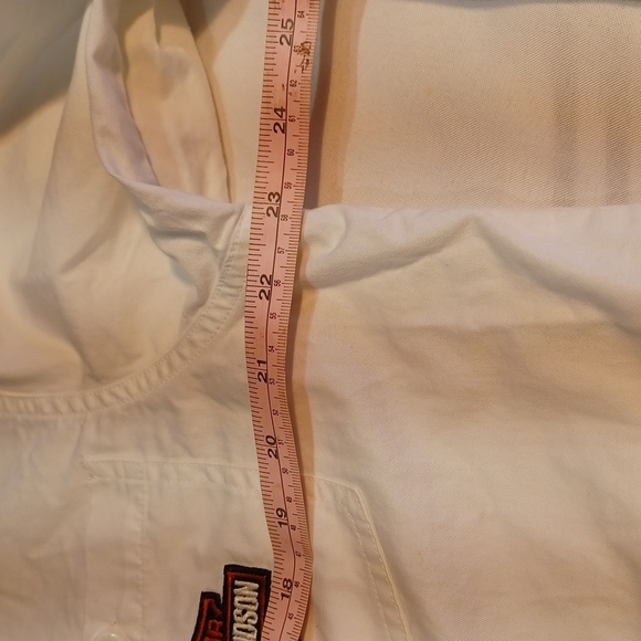 Harley DAVIDSON LARGE LONG SLEEVE WHITE BUTTON UP SHIRT EUC WORN ONLY ONE TIME! - Picture 7 of 8